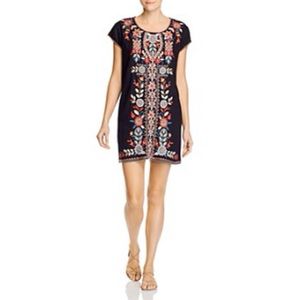 Johnny Was Embroidered Shift Dress